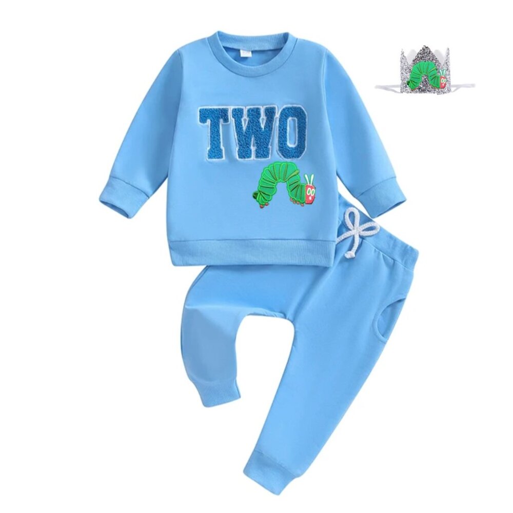 The Very Hungry Caterpillar Sweater Second Birthday Outfit Clothes Leggings Pant